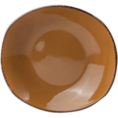 Тарелка Steelite Террамеса мастед глубокая 1л, 255х240х55мм, фарфор, светло-коричневый