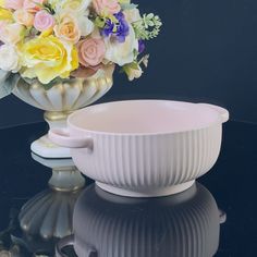 Салатник с ручками Lenardi 15см, фарфор
