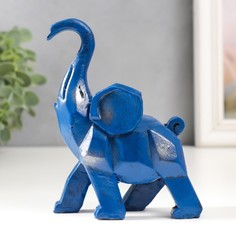 Сувенир полистоун "Синий слон" 4,5х10х12,3 см No Brand