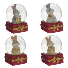 Фигурка декоративная в стекл. шаре "Кролик", D 4.5 см, 4,5*4,5*6 см, 4 вида KSM-774928 Remeco Collection