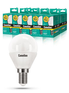 Набор из 10 светодиодных лампочек Camelion LED 10W 3000K E14 10-13565