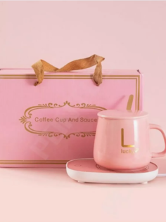 Кружка Lucky розовая