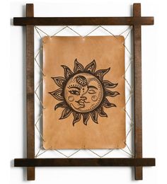 Картина BoomGift Абстракция натуральная кожа