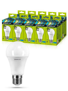 Набор из 10 светодиодных лампочек Ergolux LED 17W 4500K E27 10-13180 Ergolux
