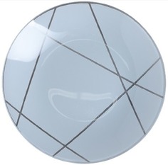 Тарелка обеденная 30см NinaGlass Контур белый 4840161112