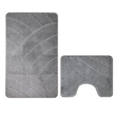 Набор ковриков для ванной комнаты и туалета с мягким ворсом Banyolin 00312