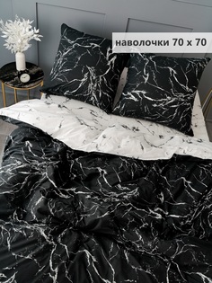 Постельное белье 1,5 спальное "Павлайн" Sweet Sleep поплин, Мрамор Pavlina