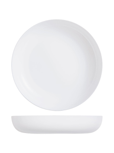Тарелка глубокая ARCOROC Evolutions White стекло 25 см белый