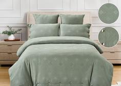 Постельное белье Cleo "Organic Cotton" с простыней на резинке арт: OC-005