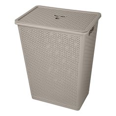 Корзина для белья Wenge 43 х 30 х 56,2 см серая No Brand