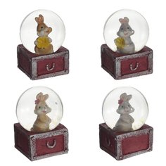 Фигурка декоративная в стекл. шаре "Кролик", D 5 см, 5*5*6 см, 4 вида KSM-774850 Remeco Collection