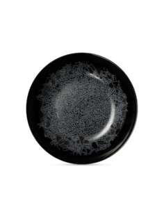 Тарелка глубокая стеклянная для супа Zoe Black 20 см Luminarc