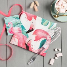 Набор подарочный "Вдохновения" полотенце 40х73 см, венчик кух. No Brand