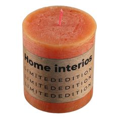 Свеча декоративная Home Interiors Коньяк 7x8 см коричневая