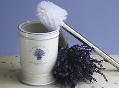 Ершик Lаvender, 11x11x32,5 см., цвет белый и фиолетовый Verran