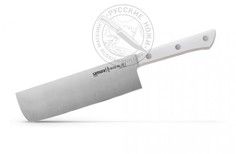 Нож кухонный Samura HARAKIRI накири 161 мм, SHR-0043W, коррозионно-стойкая сталь, ABS плас