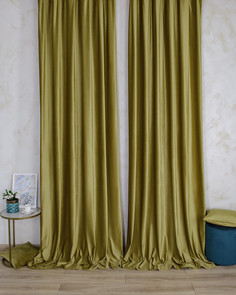 Штора бархат 150x240 Беллиссимо Темный янтарь Evrika Home