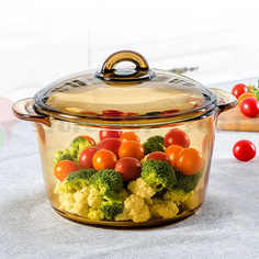 Кастрюля стеклянная HoyD 2,5 л