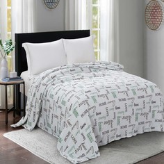 Плед 180х200см, корал-флис 165г/м, 100% полиэстер No Brand