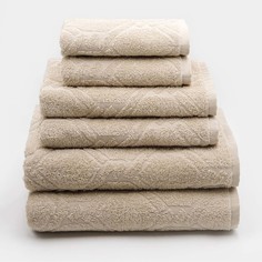 Полотенце махровое Nefertiti Парадайс, бежевый, 70х130см, 340г/м Нефертити