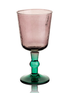 Бокал для вина DeNASTIA конус 8,5x8,5x16,5см; 275мл, цвет фиолетовый/зеленый, G000245