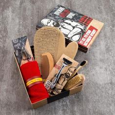 Набор подарочный Мужик всегда прав полотенце и акс (7 предметов) No Brand