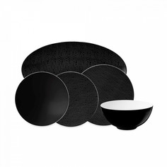 Сервиз обеденный Seltmann Weiden Life Fashion Glamorous Black, 20 предметов, на 6 персон