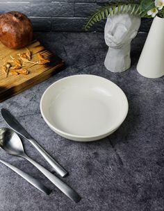Салатник полуглубокий Porland Seasons White, 400 мл, фарфор