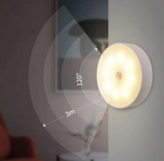 Светильник светодиодный Matreshka с датчиком движения перезаряжаемый для шкафов лестниц MatrЁshka