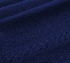 Полотенце Махровое «Утро Темно-Синий» 70х130 плотность 400 г/м2 Текс Дизайн