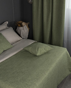 Покрывало 180x200 на кровать Массимо натюрель Evrika Home