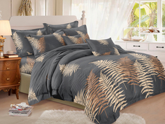 Постельное белье Cleo Art Color 1.5 спальное наволочки 70х70