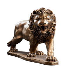 Фигура Лев идущий правый, бронза, 73х23х43см Хорошие сувениры