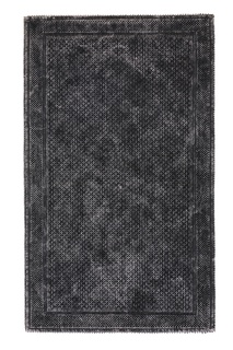 Ковер Alize Stoned, антрацит, Турция, палас на пол 70x120 см, хлопок