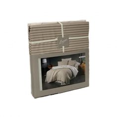 Постельное белье из ранфорса в ПВХ SAREV BAZAAR N307 JAZZY V1-BEJ 50х70 (2шт) евро