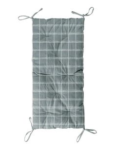 Подушка на скамью 45х100 "Унисон" рис 30004-20 Basic серо-зеленый