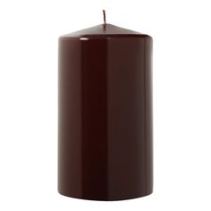 Свеча декоративная Mercury Glossy 9x15 см коричневая