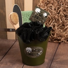 Набор подарочный Этель Super hero полотенце и акс