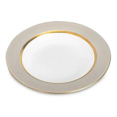 Тарелка для супа Narumi Золотой алмаз 23 см белая
