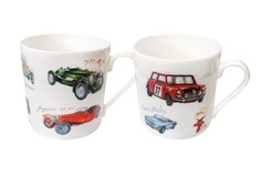 Кружка Quinsberry Retro Cars 450 мл в ассортименте (дизайн по наличию)