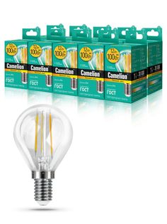 Набор из 10 светодиодных лампочек Camelion LED 12W 3000K E14 10-13712