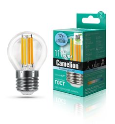 Набор из 10 светодиодных лампочек Camelion LED 12W 4500K E27 10-13715