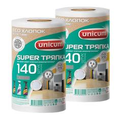 Бумажные полотенца UNICUM Econom рулон, 2 шт по 140 листов, 22,3х18см