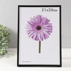Фоторамка пластик Lida 21х30 см чёрный No Brand