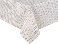 Скатерть Guten Morgen Blossom косточки 140 х 150 см рогожка бежевая