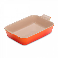 Форма для запекания Le Creuset Flame, 26 х 19 см, керамика, оранжевый