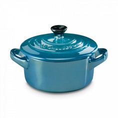 Кокот Le Creuset Pearlized Light Deep Teal 0,25 л 10 см керамика лазурь металлик