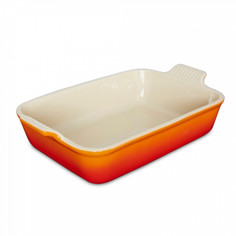 Форма для запекания Le Creuset Flame,19 х 14 см, керамика, оранжевый