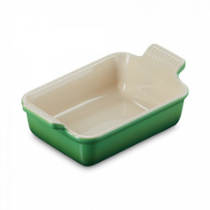 Форма для запекания, Bamboo Green, LE CREUSET, керамика, 19 х 14 см, зеленый