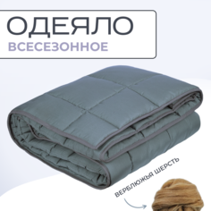 Одеяло Sn-Textile, из верблюжьей шерсти, евро, микрофибра, Silver Wool,200х220,всесезонное